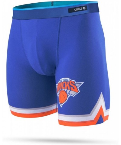 Men's NBA Basketball Boxer Brief Collection - Ny Knicks - CH12NUX7Y0X $51.81 Boxer Briefs