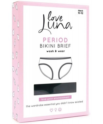 Bikini Period Underwear | Period Panties - Black Llu-100 - CA198UC0LAY $39.26 Panties