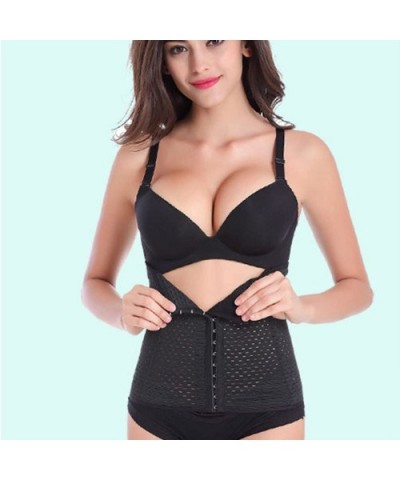 Bust Corset for Women Slim Bodysuit Waist Trainer Body Shaper Plus Black - C018NDKHYO5 $13.96 Shapewear