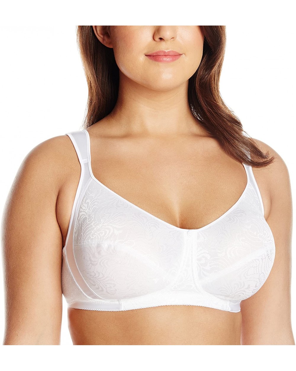 Women's Gel Cushion Soft-Cup Plus Size Bra (1105) - White - C0111QDFIZ9 $30.94 Bras