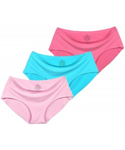 Women's No Show Hipster Panties Invisible Seamless Hiphuggers LPH XL - CI18Z5QM6K7 $35.54 Panties