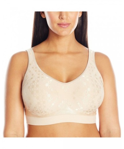 Comfort Revolution ComfortFlex Fit Shaping Wirefree Bra - Nude Dot - C4182ZD96YU $42.86 Bras