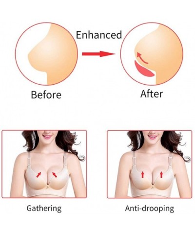 Silicone Bra Inserts Lift Breast Inserts Breathable Push Up Sticky Bra Cups for women - Clear Gel Push Up Breast Cups - Baby ...