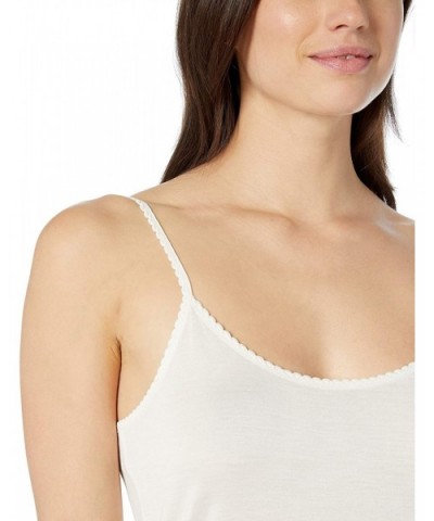 Women's Silk Camisole - Natural - CS18Q4H47RW $56.28 Camisoles & Tanks