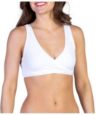 Give-N-Go Cross Over Bra (M - White) - CR11IOA1XN7 $40.12 Bras