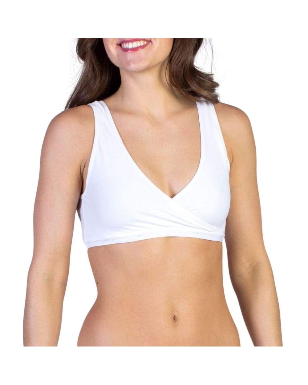 Give-N-Go Cross Over Bra (M - White) - CR11IOA1XN7 $40.12 Bras