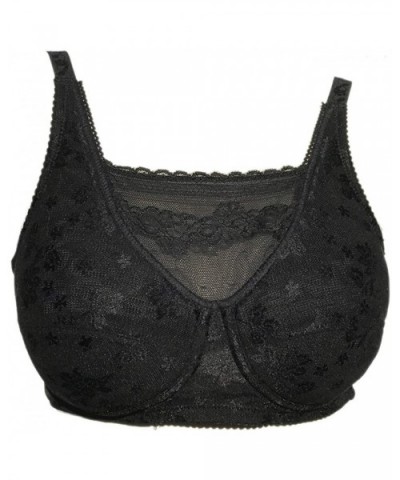 Mastectomy Bra Pocket Bra for Silicone Breastforms 8103 - Black - CJ185GXD06U $33.85 Bras