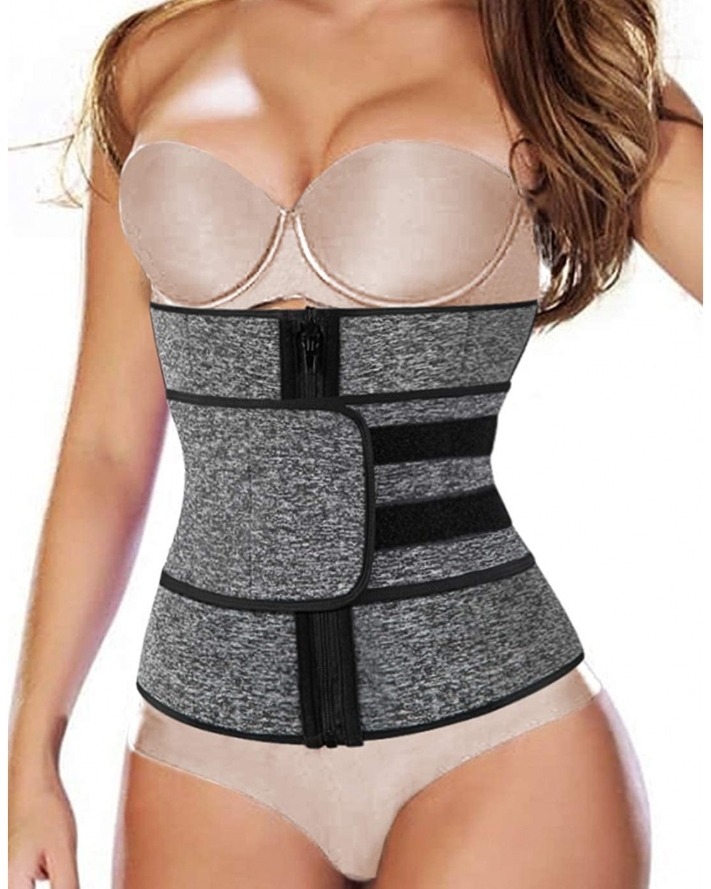 Waist Trainer Belt for Women Breathable Sweat Belt Waist Cincher Trimmer Body Shaper Girdle Fat Burn Belly Slimming Band for ...