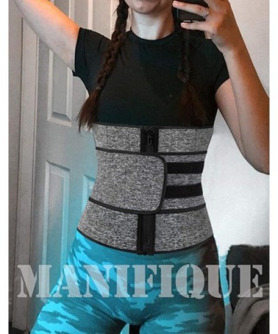 Waist Trainer Belt for Women Breathable Sweat Belt Waist Cincher Trimmer Body Shaper Girdle Fat Burn Belly Slimming Band for ...