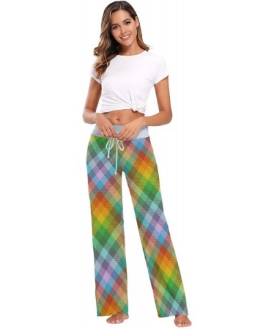 Women Pajama Pants Sleepwear Comfy Casual Palazzo Lounge Pants Wide Leg - Color 1 - C4197QMNMT0 $47.23 Bottoms