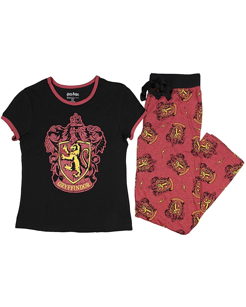 Women's Gryffindor 2-Piece Pajama Set - Gryffindor Black - CA180L8D48X $46.19 Sets