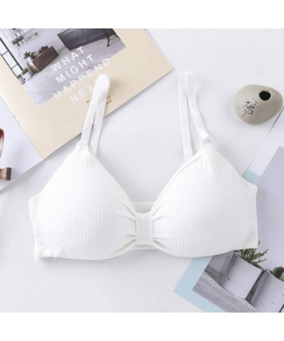 Women's Push Up Bras Wireless Bralette Seamless Comfort Cotton Sleep Yoga Brassiere - Color 2 - C71954658RC $11.29 Bras