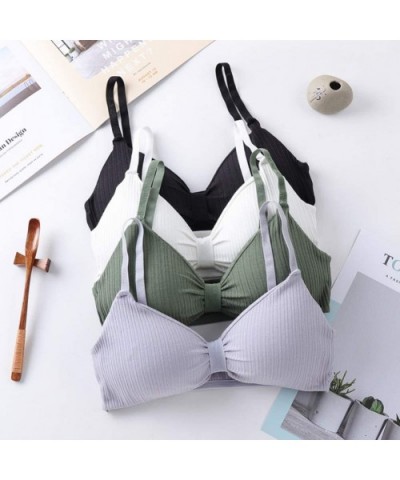 Women's Push Up Bras Wireless Bralette Seamless Comfort Cotton Sleep Yoga Brassiere - Color 2 - C71954658RC $11.29 Bras