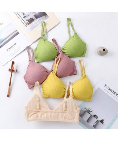 Women's Push Up Bras Wireless Bralette Seamless Comfort Cotton Sleep Yoga Brassiere - Color 2 - C71954658RC $11.29 Bras