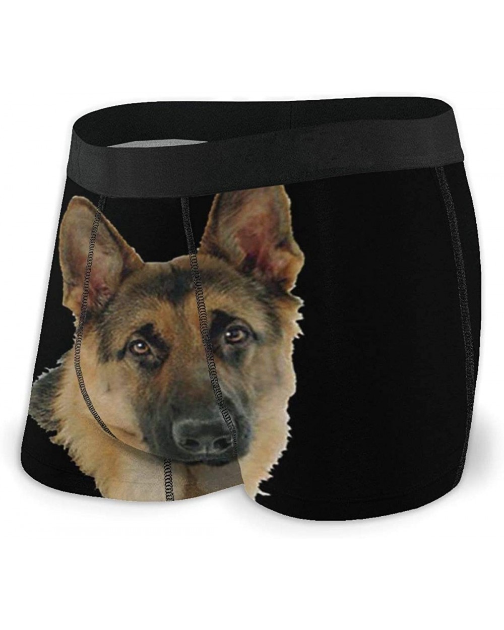 Funny Boxer Briefs Dog Loved by German Shepherd Trendy Underwear for Boys Short Leg Spandex Stretch - Pattern1 - CG1927STQZ9 ...