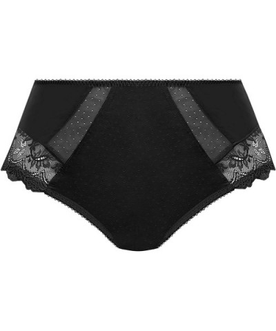 Women's Plus Size Roxanne Sexy Sheer Vinyl-Look Cheeky Brief - Black - C018NIOS7YE $29.07 Panties