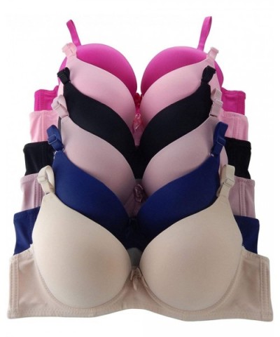 6 pcs ADD 2 Cup Thick Padding Extreme Double Pushup 32B-40C Bra - 9903-b36gr1 - c36lg1 - CH198OZQYW9 $59.10 Bras