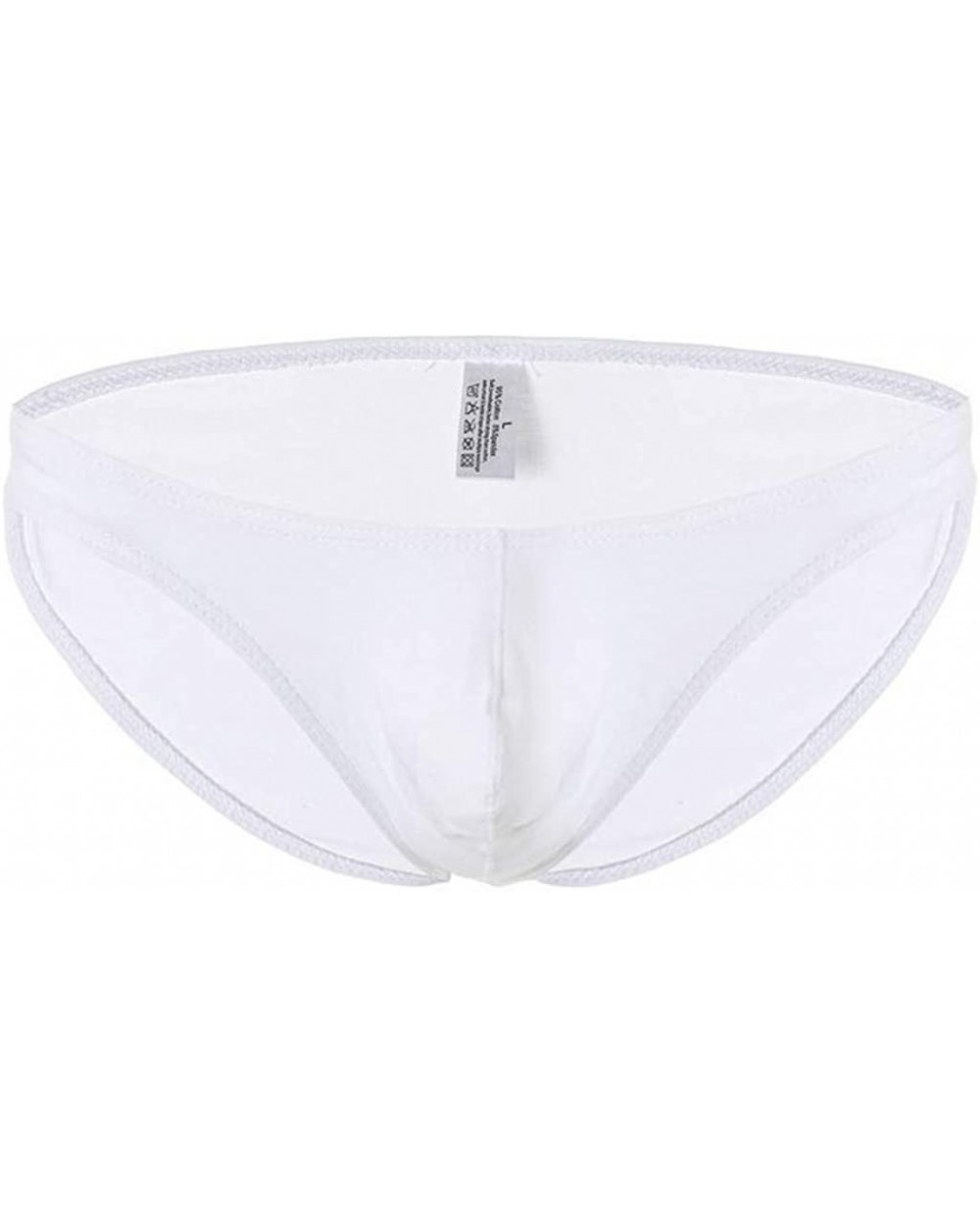 Mens Underwear Thong Briefs Sexy Fashionable Pure Lace Sexy Underwear - White - CI18SLGS4A5 $16.70 Briefs