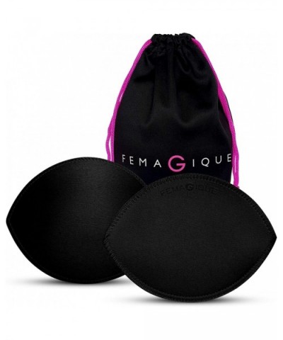 Bra Inserts Push Up Breast Lifting pads Cleavage Enhancer Padding Cups - Black - CR18XW4S9Y0 $26.61 Accessories