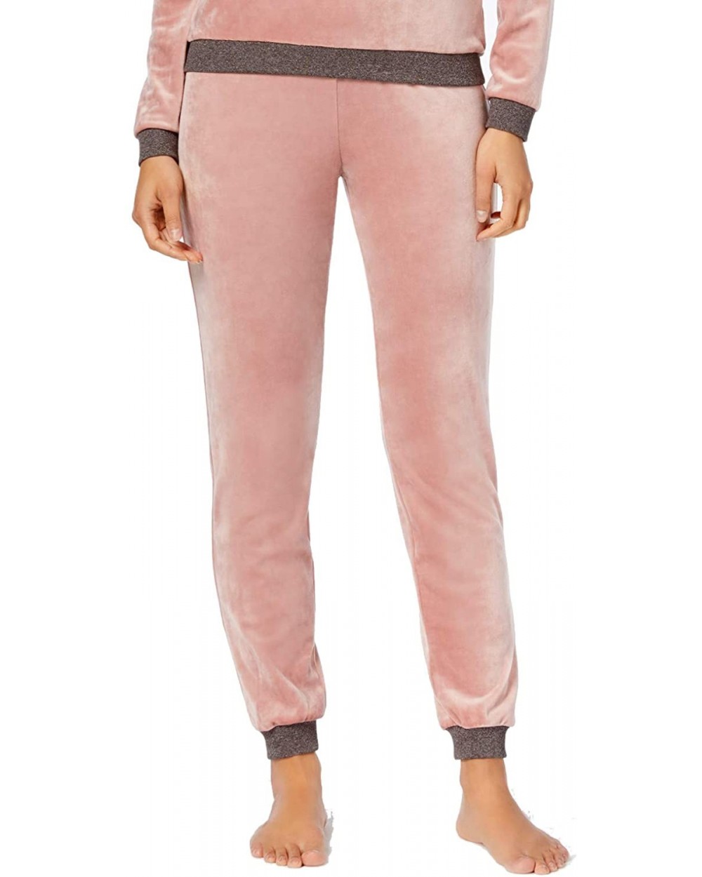 Women's Velvet Pajama Pants Rosy Blush XXXL - CO18KOGZS66 $29.34 Bottoms