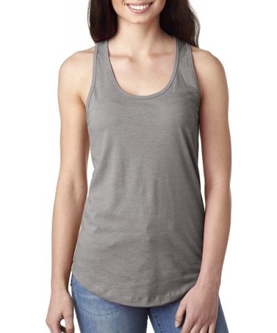 Goat 23 Womens Racerback Tank Top - Heather Grey - CC18DZ2MIW2 $19.60 Camisoles & Tanks