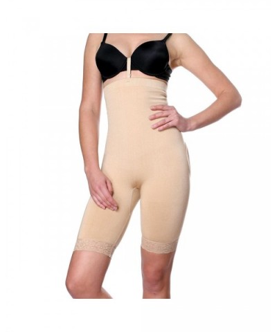 Valencia Shapewear Butt Lifter Waist Cincher Magic Boy Short - Beige - C41252QOLHL $26.66 Shapewear