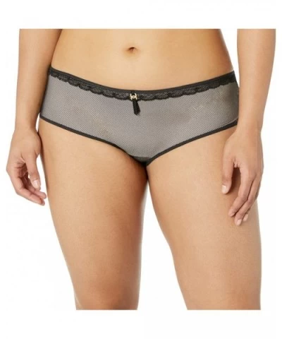 Women's Plus Size Idol Allure Hipster Short - Black - CV12O590AK6 $13.64 Panties