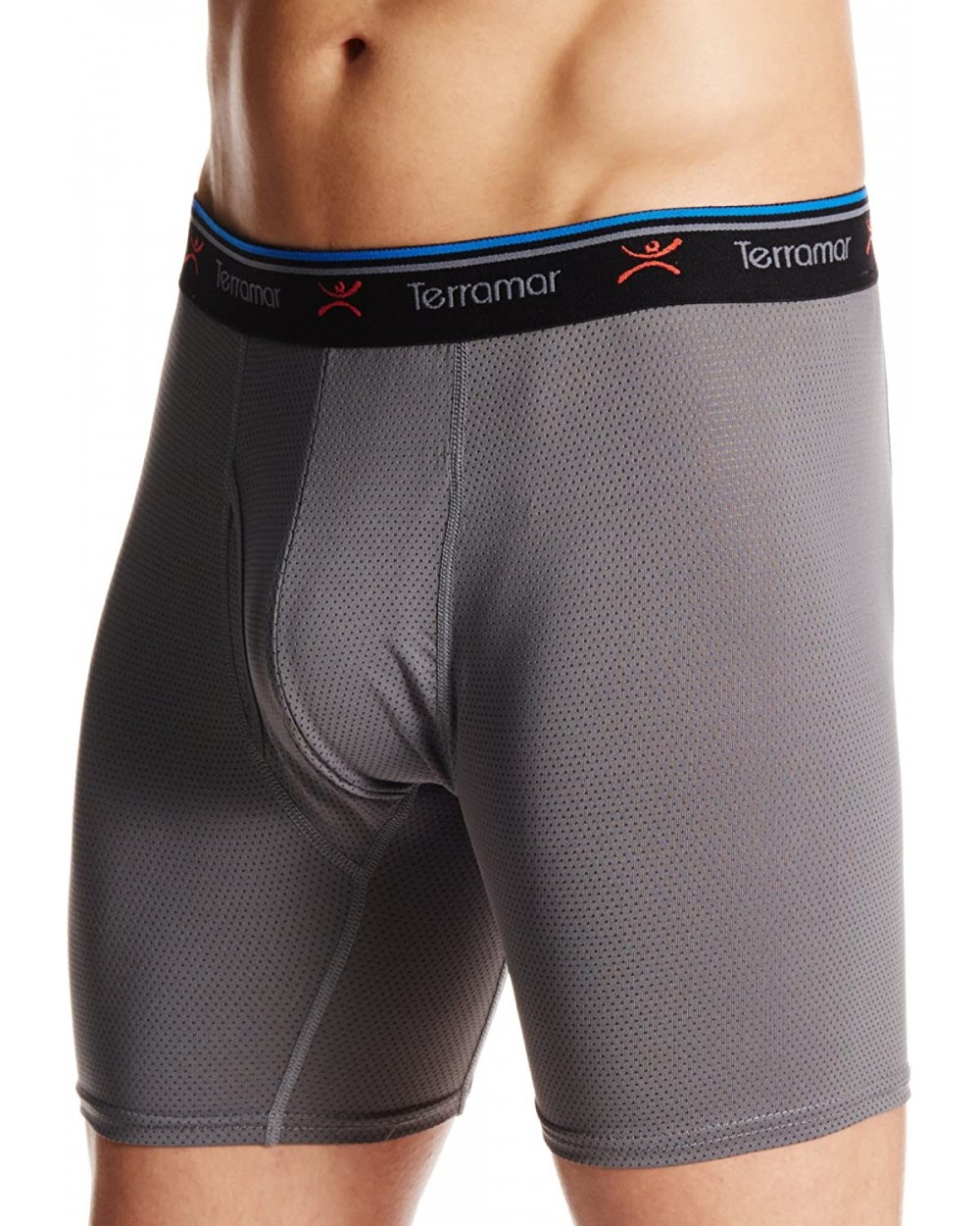 Men's Pro Mesh Boxer Brief - Grey - CB115G18ORL $37.09 Boxer Briefs