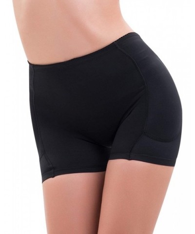 Women's Butt Lifter Shapewear Pants Hip Enhancer Underwear Padded Shaper Shorts - Black - CK18LG7I32T $37.41 Shapewear