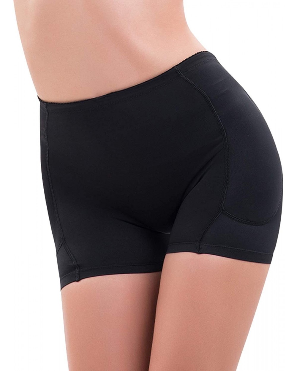 Women's Butt Lifter Shapewear Pants Hip Enhancer Underwear Padded Shaper Shorts - Black - CK18LG7I32T $37.41 Shapewear