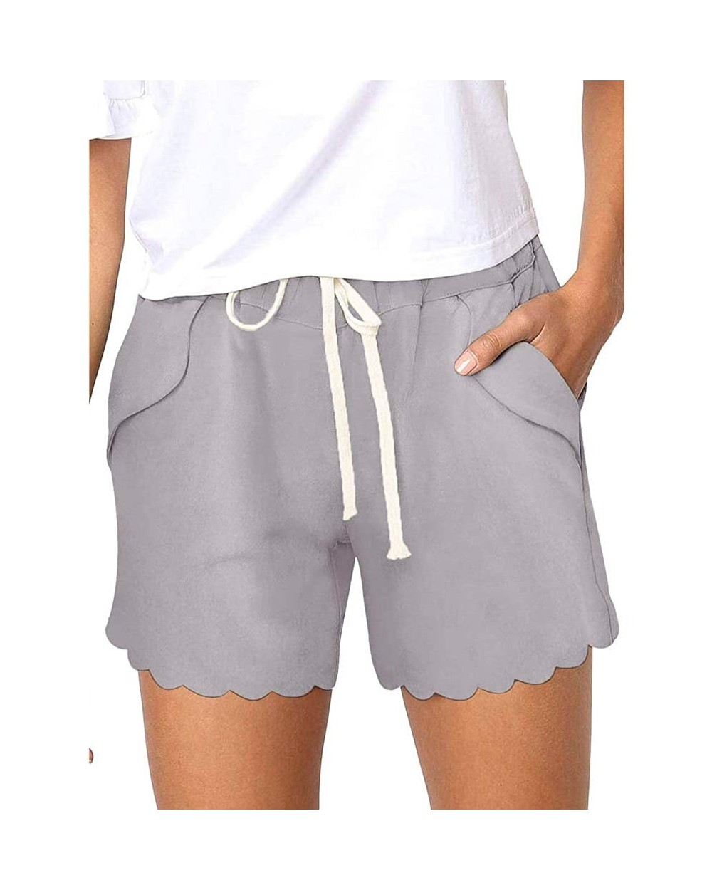 Ultra Soft Harem Shorts for Women - G Gray - C519C8W0WYW $16.12 Bottoms