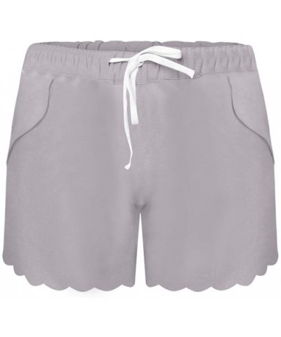 Ultra Soft Harem Shorts for Women - G Gray - C519C8W0WYW $16.12 Bottoms