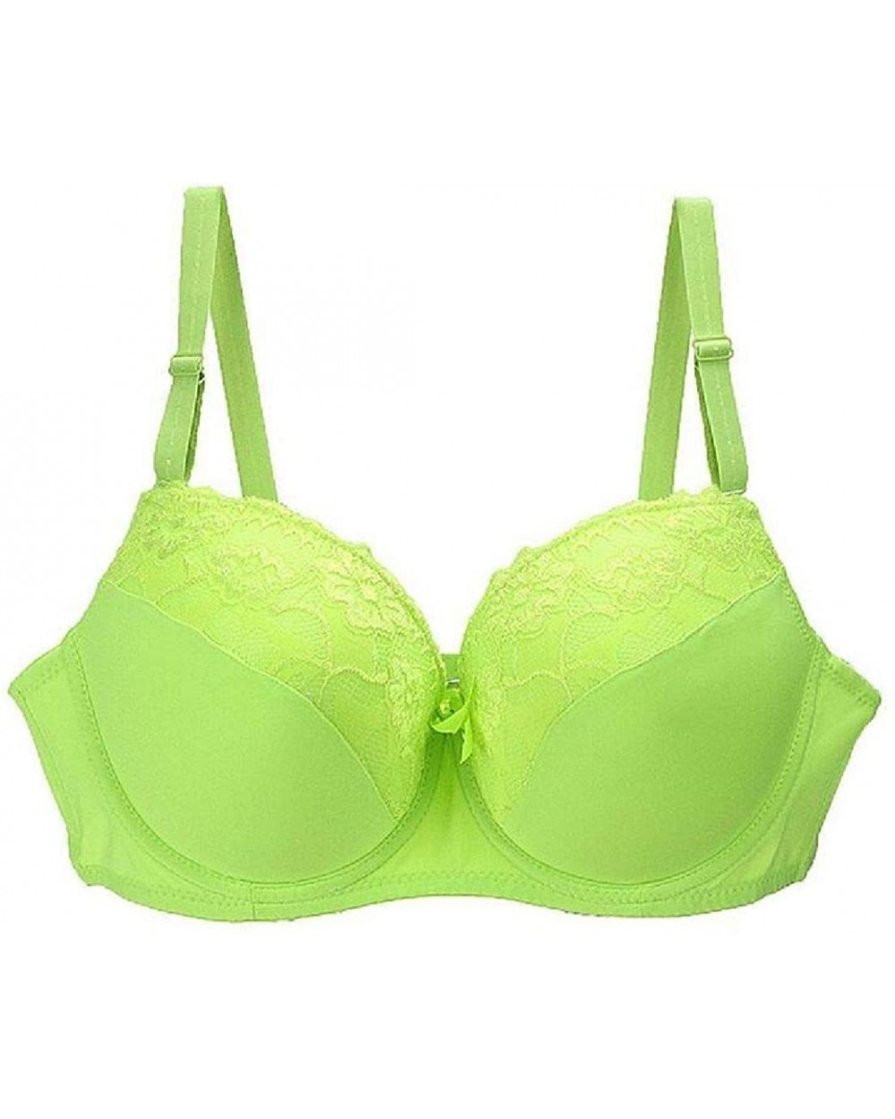 Underwire Lace Trim Push-up Plus-Size Bra - 3 - CO18SDY8YTI $22.44 Bras