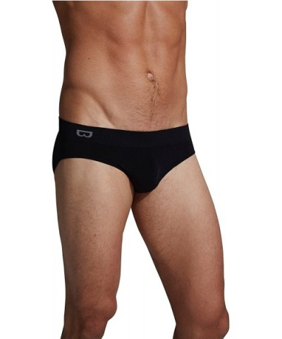 Body EcoWear Men's Brief - Bamboo Viscose - Athletic Cooling Underwear for Guys - Black - C311LH52P4D $22.79 Briefs