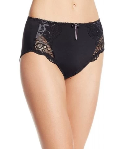 Women's Plus Size Amelia Brief - Black - CG11FQQBXFL $58.23 Panties