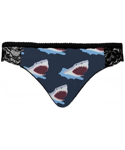 Womens Low Waist Basic Bikini Panties Underwater Whale - Multi 1 - CT19E7IE5LC $37.89 Thermal Underwear