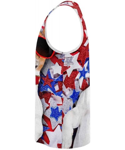 Summer Clothes Workout Athletic Muscle Tank Top for Men Jack Russell Dog S - CW19DW8TE5A $46.60 Undershirts