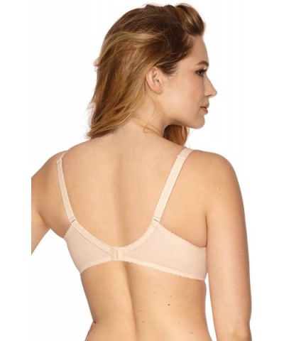 Underwired Embroidered Semi Padded Bra 596 Jane - Beige - CA18TH6YZ4I $44.04 Bras