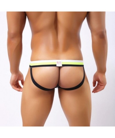 Men's Underwear- Hollow Out Men Underwear Boxers Bulge Pouch Men Shorts Hot - Dark Blue - CR12O0QQN8E $13.82 Boxers