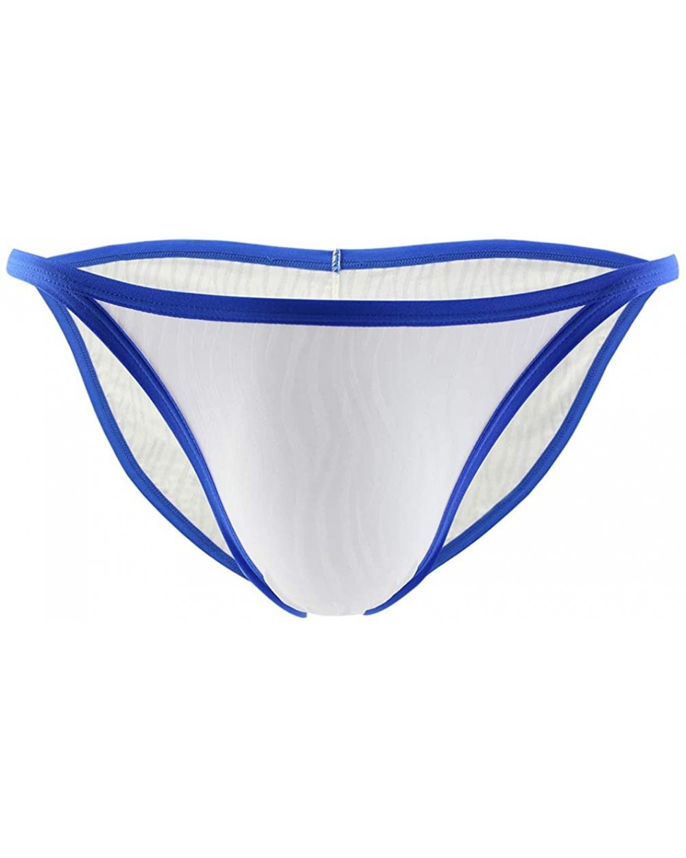 Men's Underwear Large Size Loose Casual Breathable High Fork Underwear - White - CJ192IXEZQT $18.03 Briefs