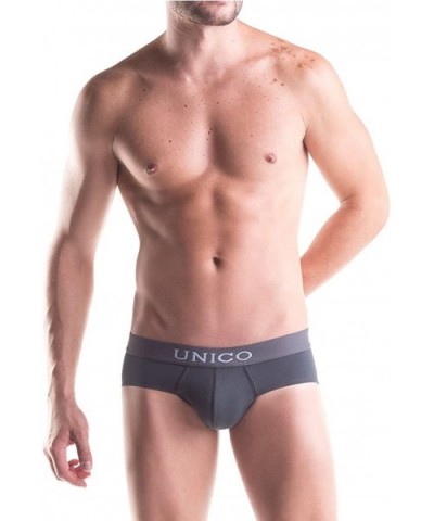 Mens Cotton Colombian Underwear Briefs - 12000501 Asphalt - C91857SLKW4 $35.41 Boxer Briefs