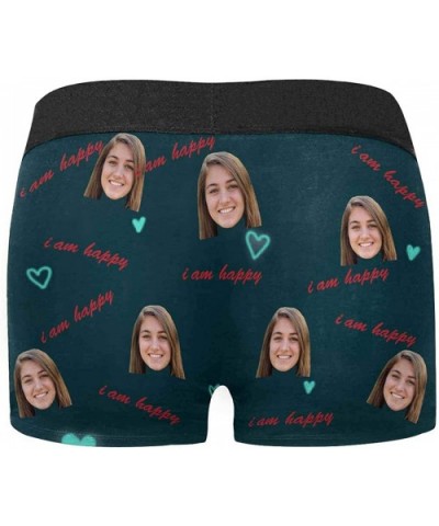 Custom Men's Boxer Briefs Girlfriend Face Heart Valentine's Day Shorts Novelty Briefs Underpants (XS-XXXL) - Image9 - CK193TR...