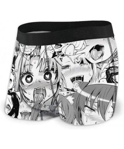 Boyfriend Gift Ahegao 2 Fashion Graphic Men's Underwear Creative Boxer Briefs - Ahegao Steam Manga Orgasm Faces Pattern1 - CN...