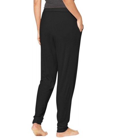 Women's Jogger Pants with Pockets Drawstring Waist Lounge Sweatpants Loose Comfy Pants Active Yoga Sports - Black - CB193QWHA...