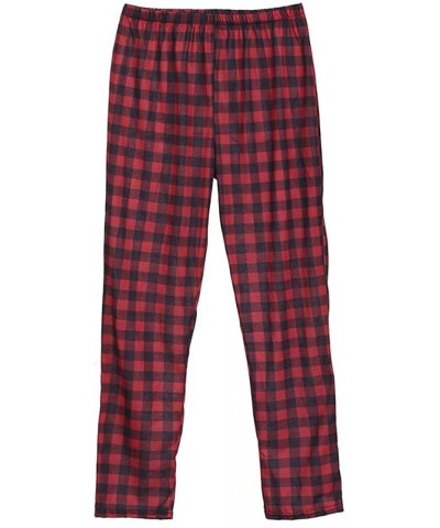 Family Matching 2 PCS Cotton Plaid Pajamas Sets for Family- Couples-Vacation Sleepwear - Kid - CZ18R8S025N $31.35 Sets