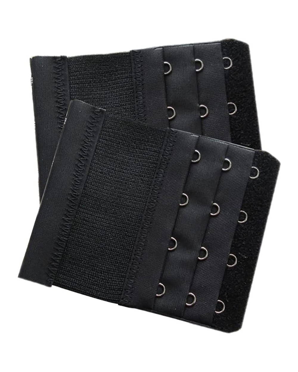 Women's Bra Strap Extenders 3x4 Hook-2 Pack - Black - C012GKRBN63 $14.37 Accessories