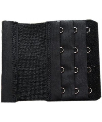 Women's Bra Strap Extenders 3x4 Hook-2 Pack - Black - C012GKRBN63 $14.37 Accessories