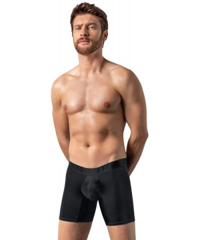 Smart Fit Ergonomic Boxer Brief - Black - C9197CI477S $35.42 Boxer Briefs