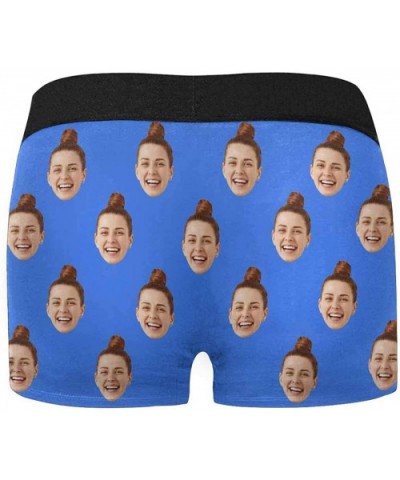 Custom Face Boxers Multi Girlfriend Faces Royal Personalized Face Briefs Underwear for Men - Multi 1 - CZ18A403DGZ $38.97 Boxers