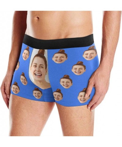 Custom Face Boxers Multi Girlfriend Faces Royal Personalized Face Briefs Underwear for Men - Multi 1 - CZ18A403DGZ $38.97 Boxers